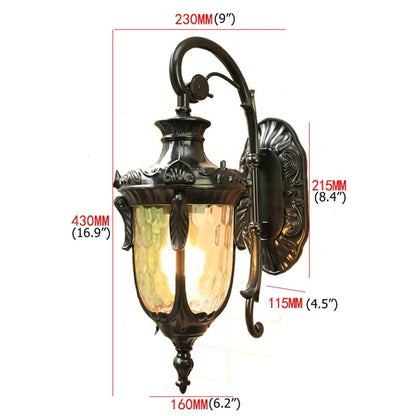 DecorBites™ Bronze LED Outdoor Wall Lamp Classical Retro Sconces for Home Aisle