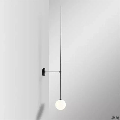 Aplique de pared LED con forma de bola de cristal DecorBites™ - Diseño nórdico minimalista