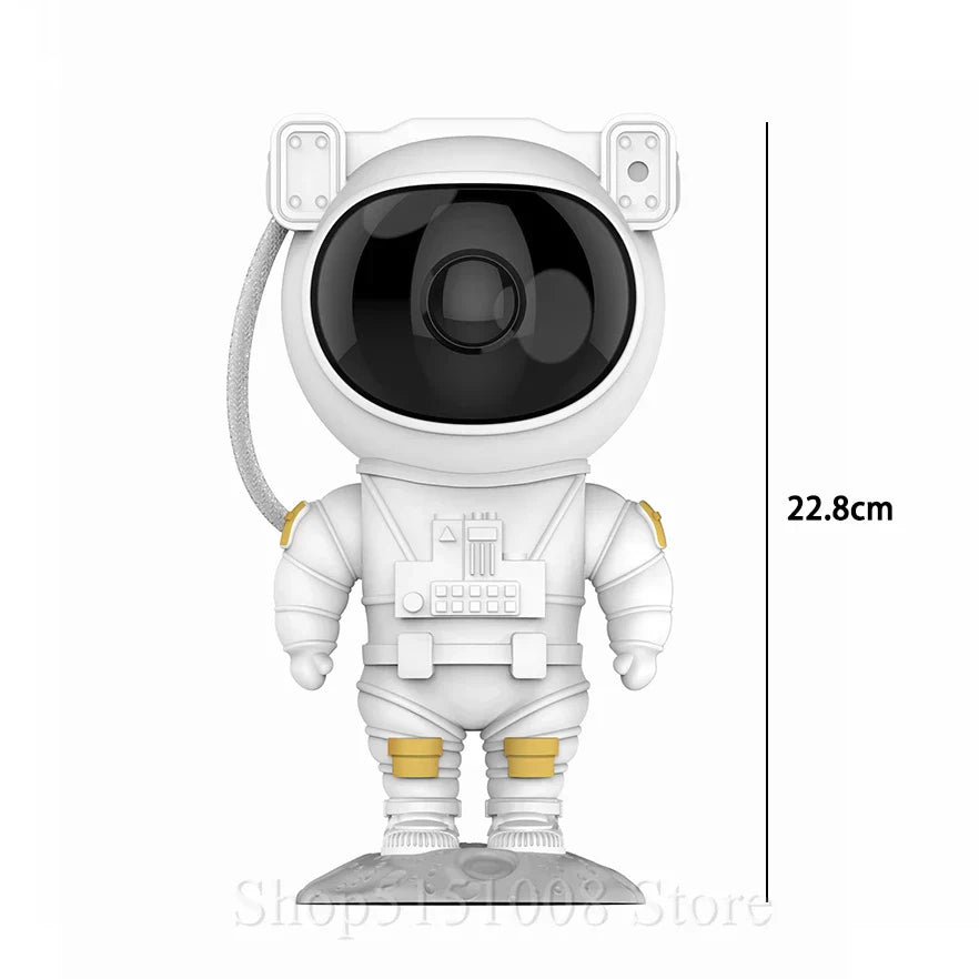 DecorBites™ Astronaut Sky Projector Nightlight: USB Bedroom Table Lamp & Home Decor