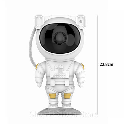 DecorBites™ Astronaut Sky Projector Nightlight: USB Bedroom Table Lamp & Home Decor
