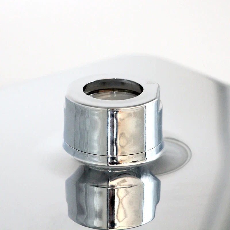 رأس دش مطري من الكروم مربع مقاس 20 سم مع ذراع DecorBites™