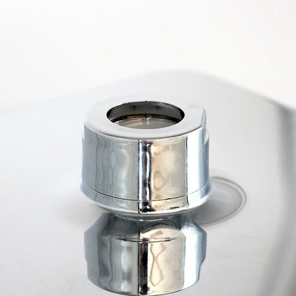 رأس دش مطري من الكروم مربع مقاس 20 سم مع ذراع DecorBites™