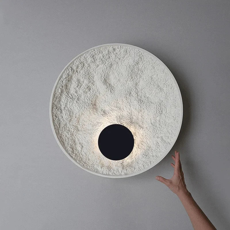 DecorBites™ Circle Wall Lamps: Nordic Loft Style Resin Art Sconces for Indoor Lighting