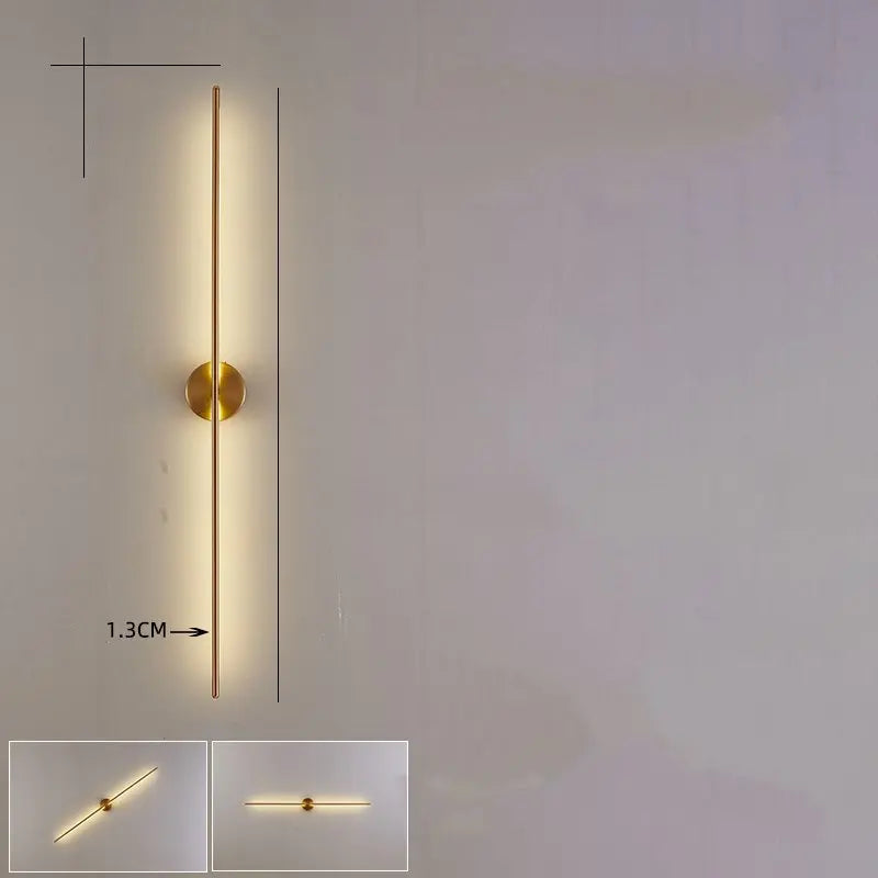 Decorbites™ Gold Geometrische Wandlampe für Wohnzimmer, Schlafzimmer und Hotelgang