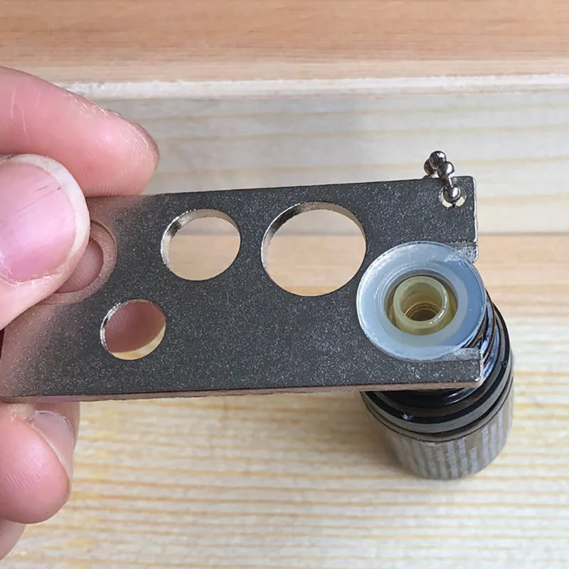DecorBites™ Essential Oils Opener for Roller Balls & Caps - Metal Corkscrew Tool