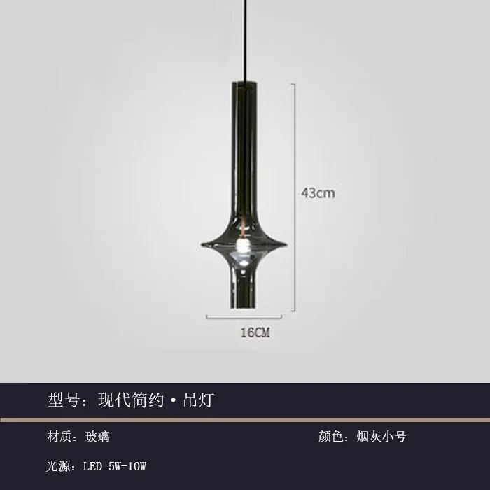 DecorBites™ Glass Pendant Light: Stylish Nordic Luxury Kitchen and Bedroom Hanging Lamp