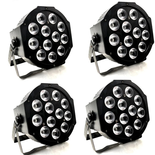 DecorBites™ LED Par 12x18W RGBWA UV & 7x18W RGBWA UV 6in1 DJ Wash Light for Stage & Party