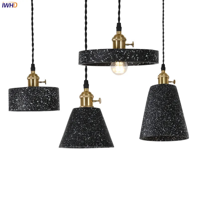 DecorBites™ Cement Pendant Lamp: Nordic Modern Loft Style Industrial Lighting