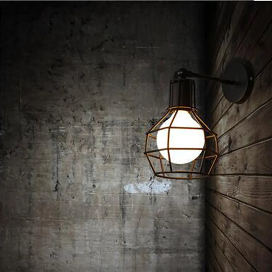 Decorbites™ Industrielle Metallrad-Wandleuchte - Vintage-Loft-Nachttischleuchte