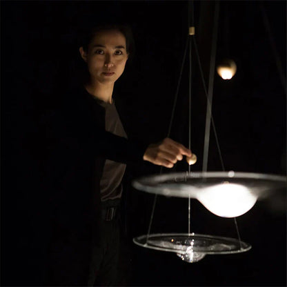 DecorBites™ Clear Glass Pendant Lights - Modern Nordic LED Bedroom & Restaurant Light