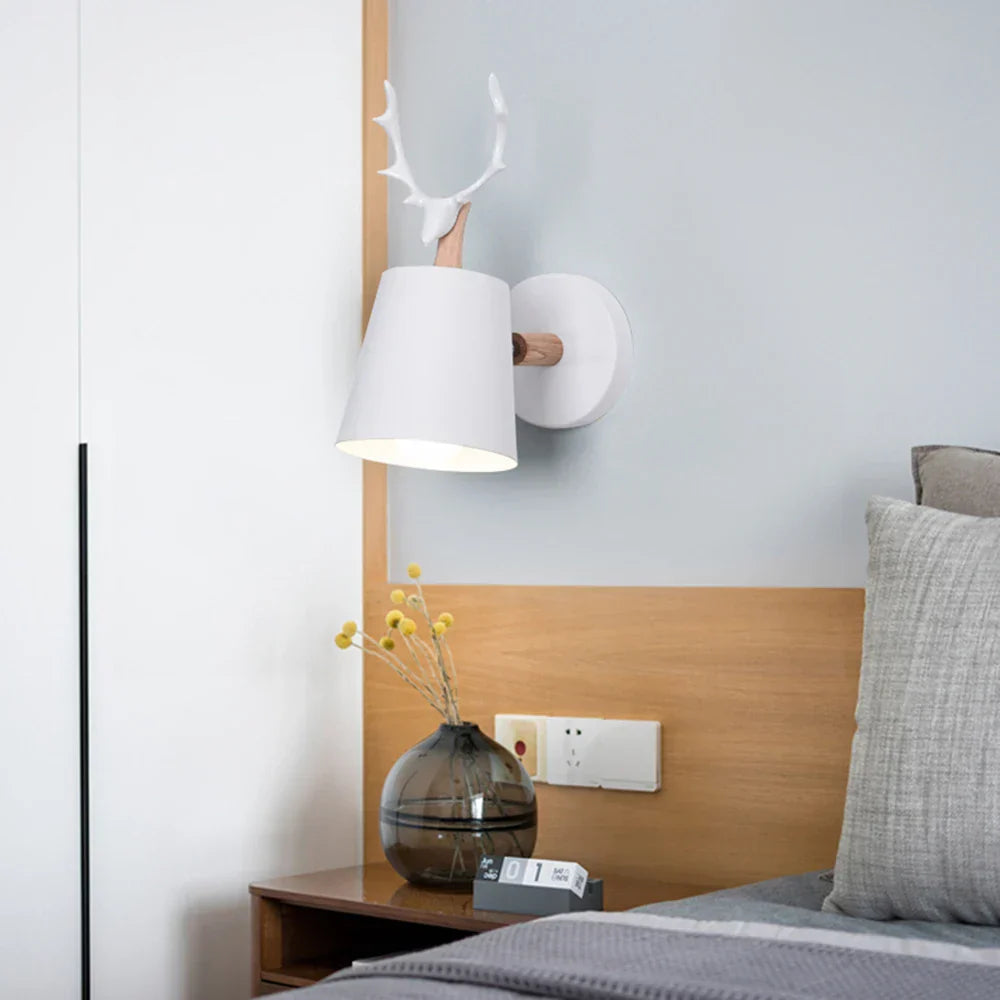Wooden Nordic Wall Lamp