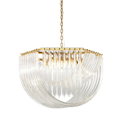 DecorBites™ LED Postmodern Gold Silver Chandelier Lighting for Foyer