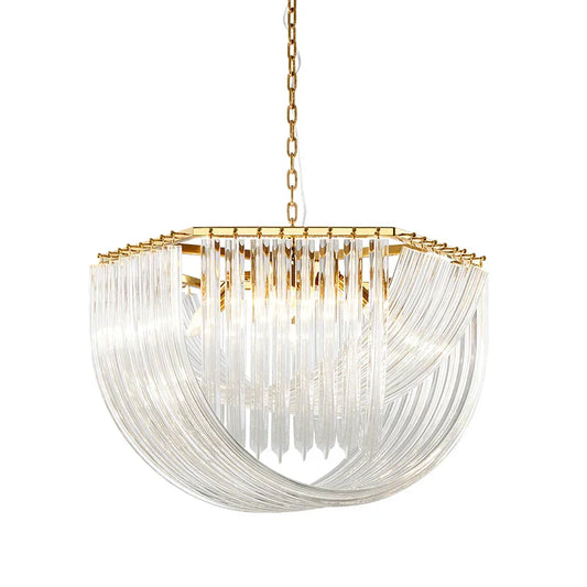 DecorBites™ LED Postmodern Gold Silver Chandelier Lighting for Foyer