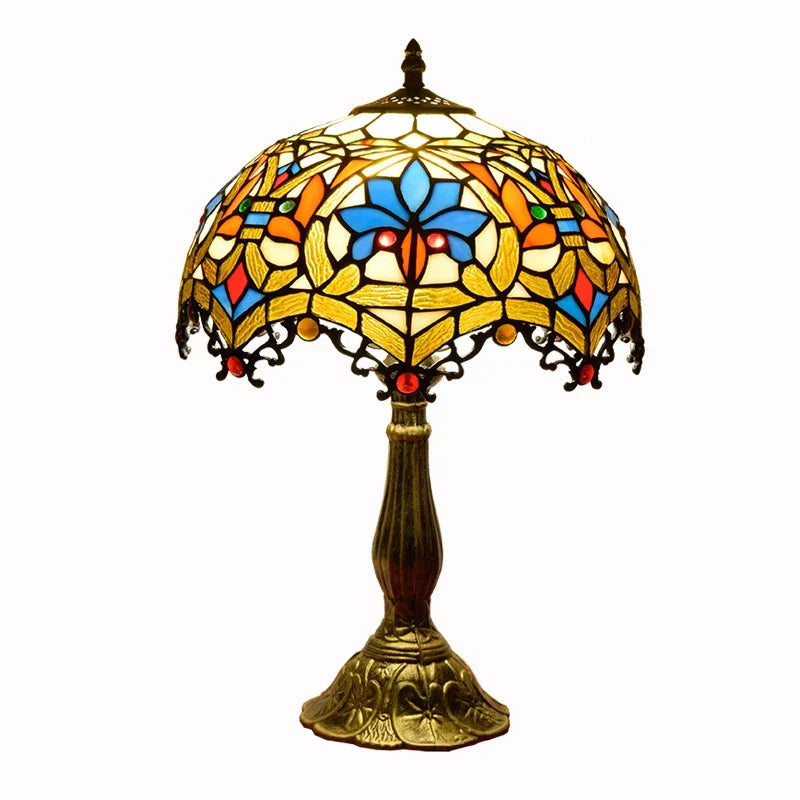 Decorbites™ Libellen Tiffany Bleiglas Tischlampe Vintage Schlafzimmer Schreibtischleuchte