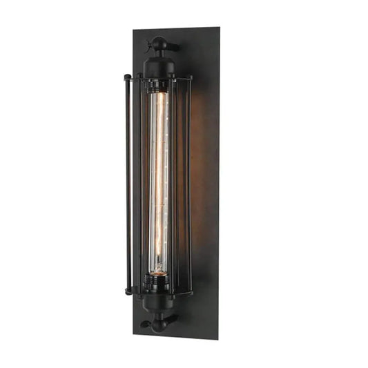 DecorBites™ Black Vintage Industrial Wall Sconce for Bedroom Garage Porch Living Room