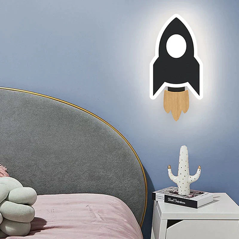 Lámpara de pared LED de caricatura para niños Decorbites™: Iluminación moderna, linda y creativa para el dormitorio
