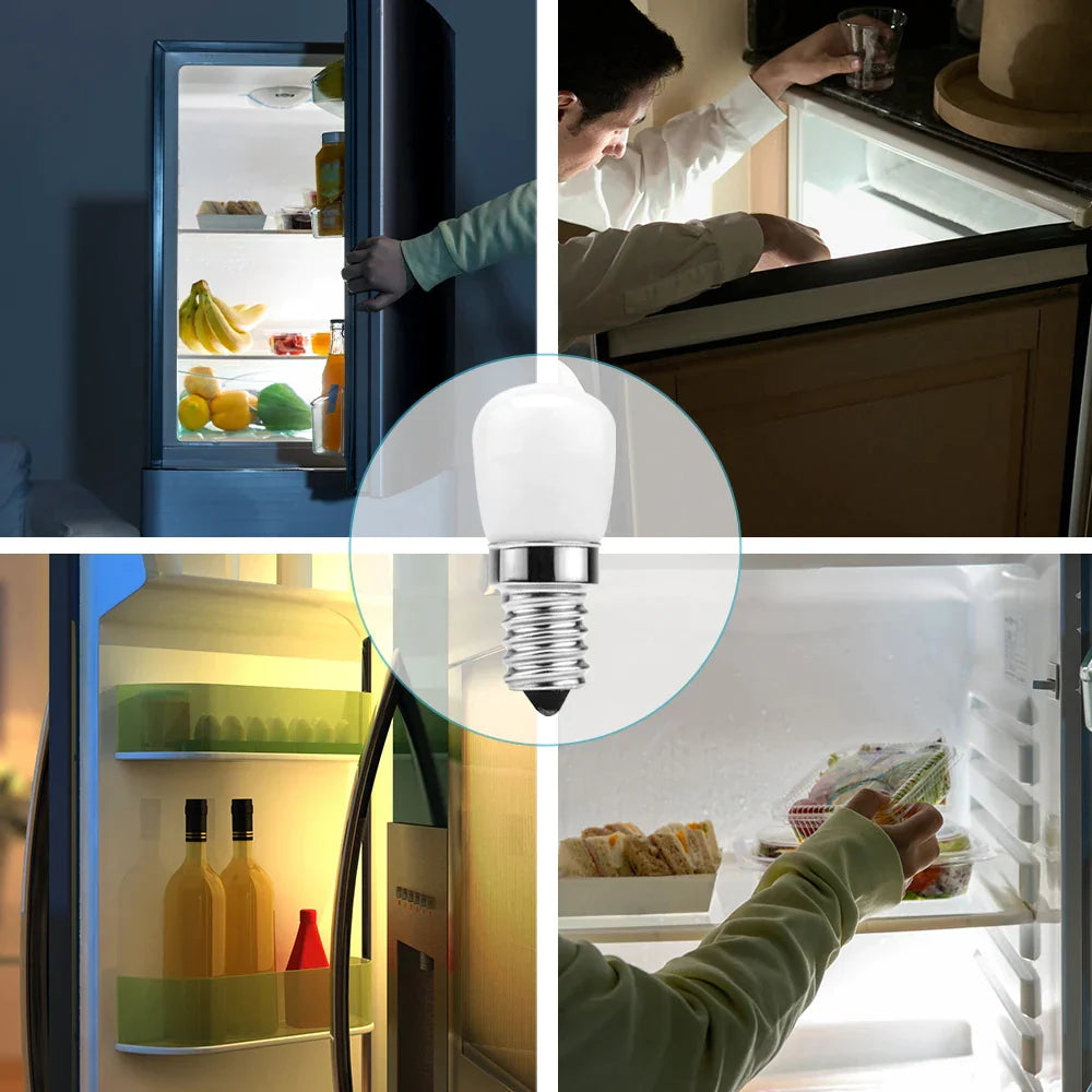 DecorBites™ LED Fridge Bulb E14 3W 220V Corn Light White/Warm SMD2835 Halogen Replacement
