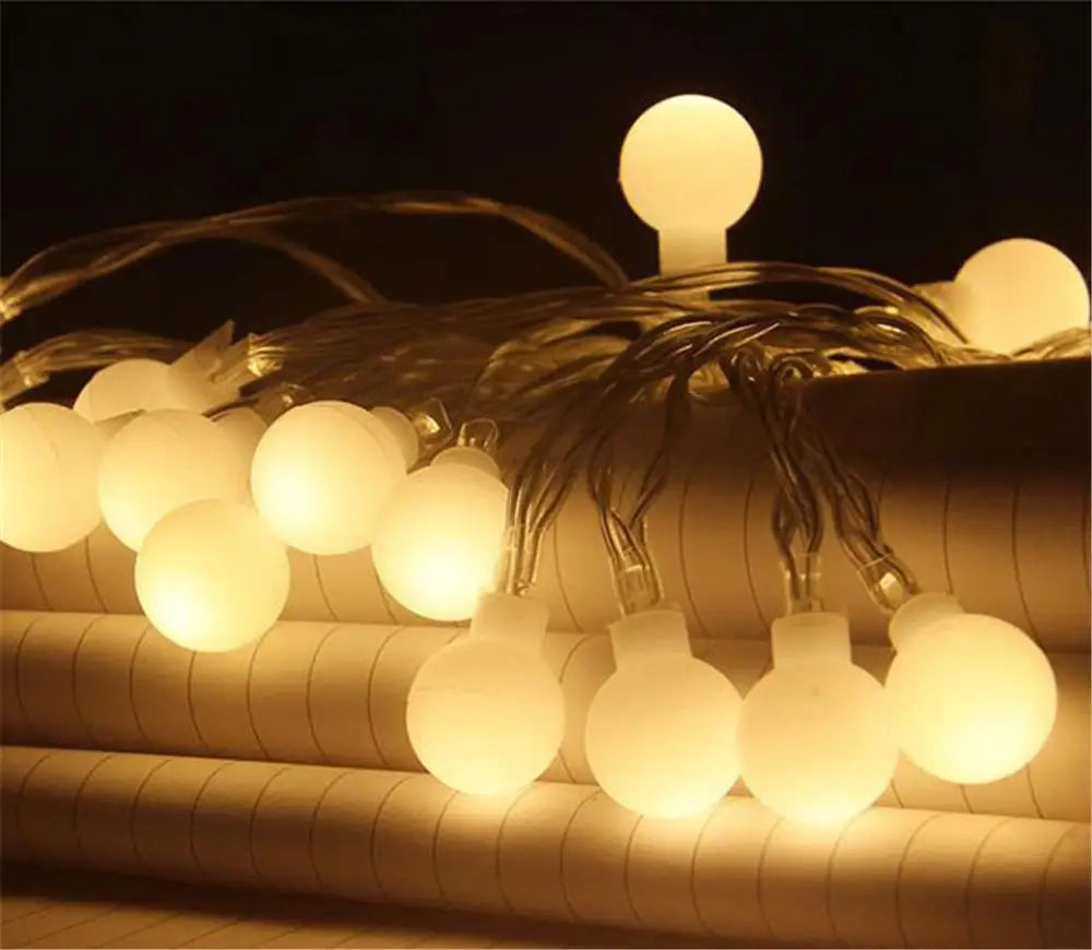 DecorBites™ LED Globe Ball String Lights for Indoor Outdoor Decor