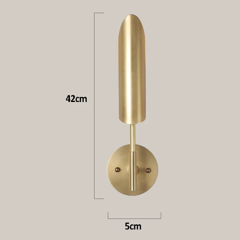 DecorBites™ Golden Wall Lamp Luxury Living Room Bedroom Decor Sconce
