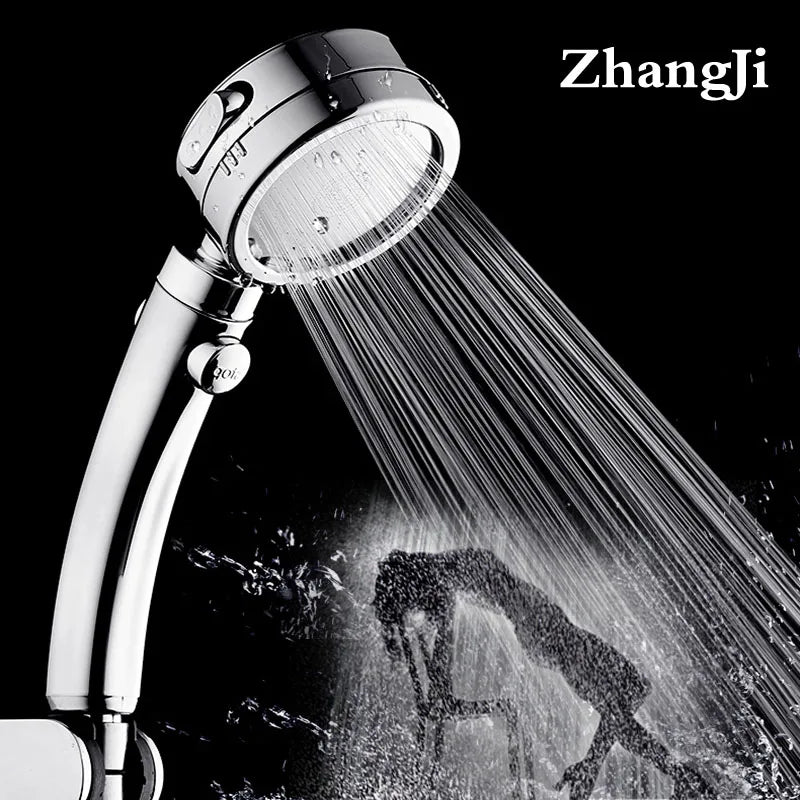 DecorBites™ High Pressure Shower Head with 3 Modes Plating and Adjustable Handle