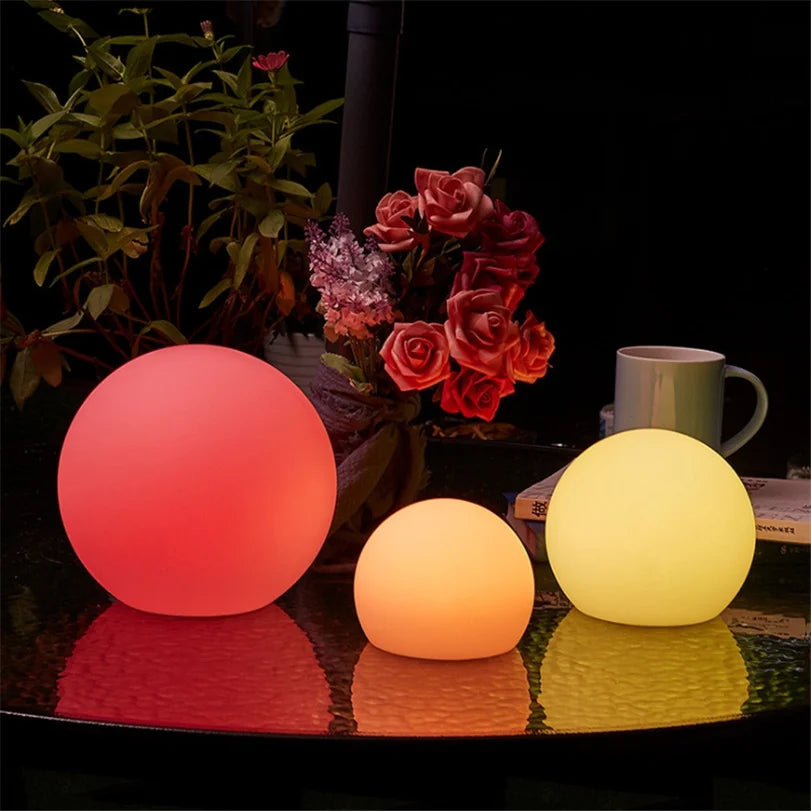 DecorBites™ Glowing Ball LED Floor Lamp with Remote Control for Bedroom and Living Room