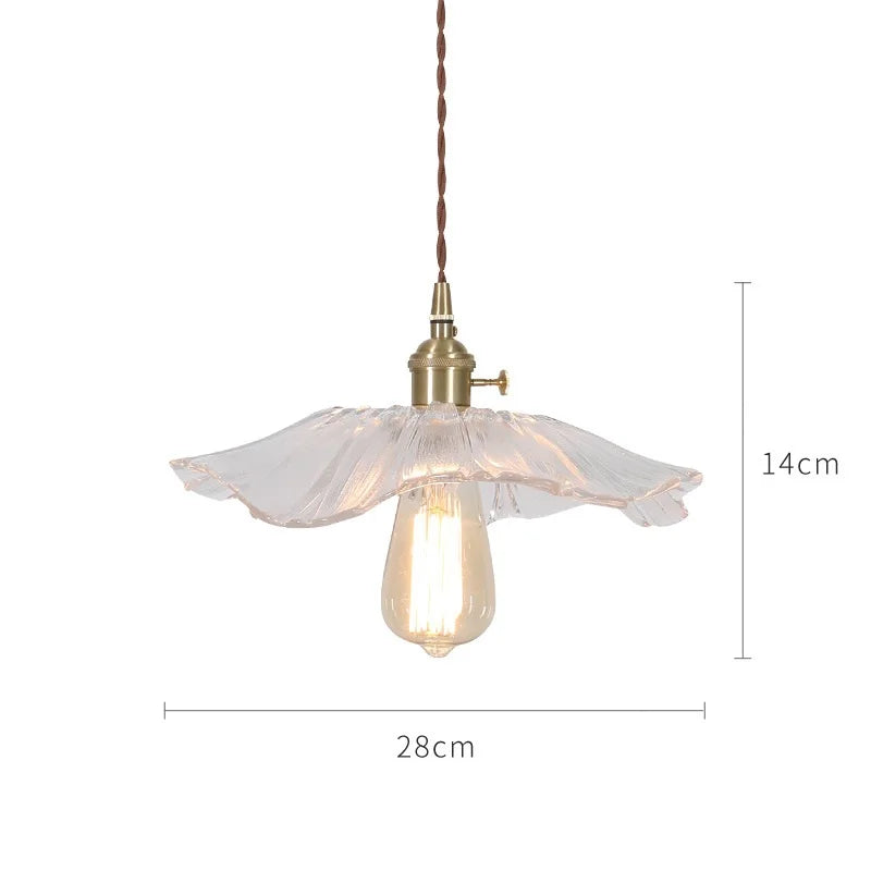 Lámparas Colgantes de Vidrio Decorbites™: Estilo Nórdico Japonés, Lámpara LED Industrial Vintage para Hogar, Bar, Café