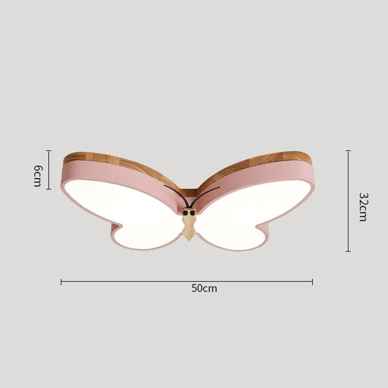 Modern Wood Butterfly Chandelier