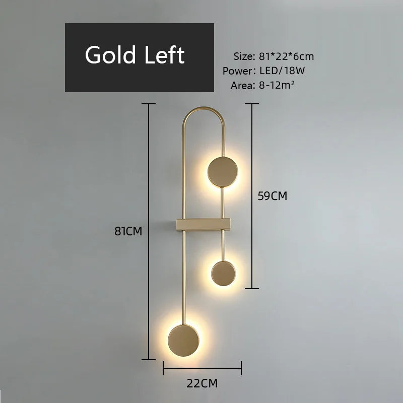 DecorBites™ LED Wall Light: Modern Nordic Bedroom Lamp for Living Room, Bedside, Aisle, or Hotel