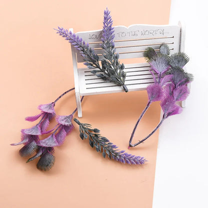 ديكور بايتس™ - ١٠ قطع من نباتات العشب الاصطناعي البلاستيكية للديكور المنزلي وديكورات صناديق الهدايا المنزلية