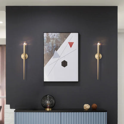 Aplique de pared minimalista de cristal DecorBites™, luz de lujo para dormitorio