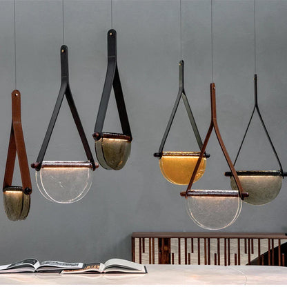 DecorBites™ Handmade Glass Pendant Lamp for Room, Bedside, Model Room, Restaurant