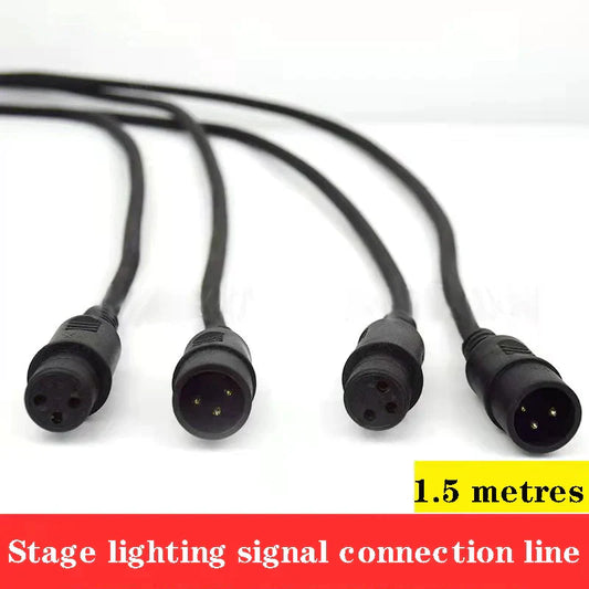 DecorBites™ DMX Cable Connector for Wireless Disco Light Laser Moving Head Stage Lamp