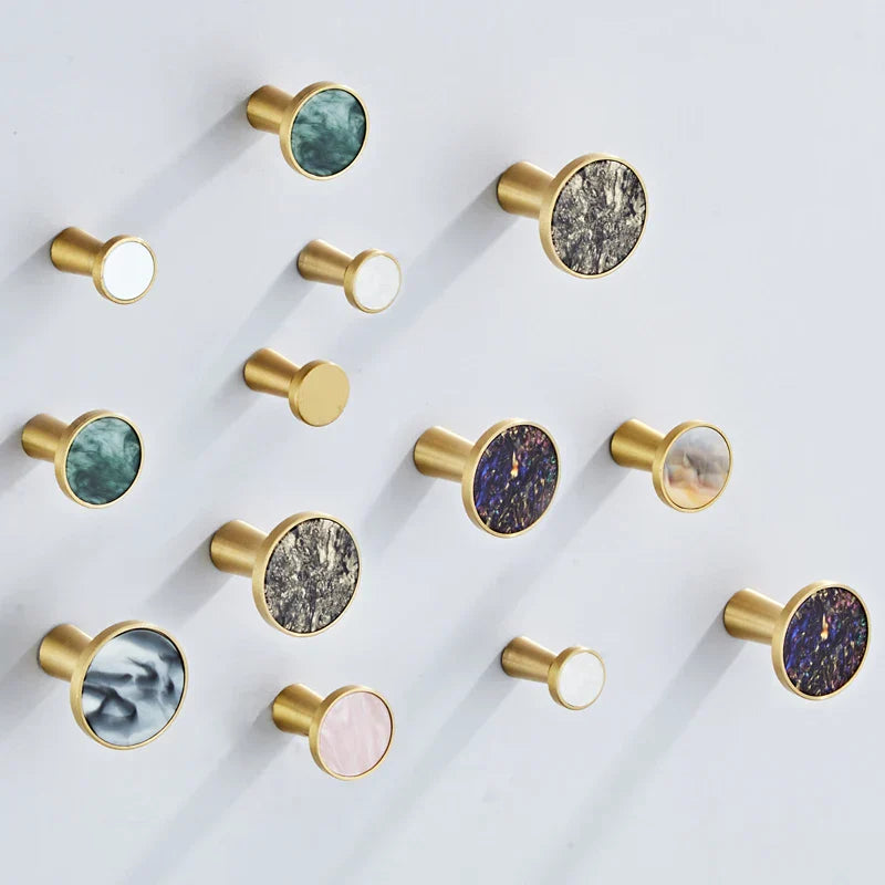 DecorBites™ Brushed Gold Towel Hook for Kitchen and Bathroom Organization