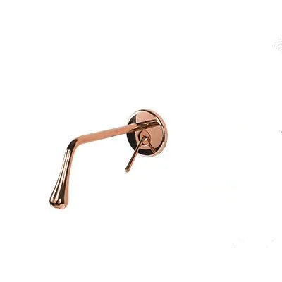 DecorBites™ Brushed Gold Basin Faucet, Hot & Cold Mixer Tap, In-Wall Water Drop Faucet