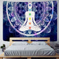 Geometric Colorful Blanket Tapestry by Decobites: Bohemian Bedspread & Wall Hanging