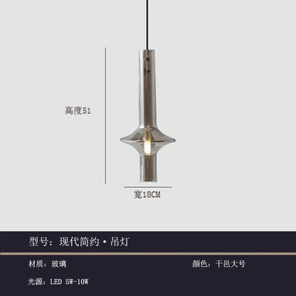 DecorBites™ Glass Pendant Light: Stylish Nordic Luxury Kitchen and Bedroom Hanging Lamp