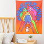 Decobites Sunshine Boho Tapestry - Colorful Psychedelic Wall Hanging, Bedroom & Living Room Decor