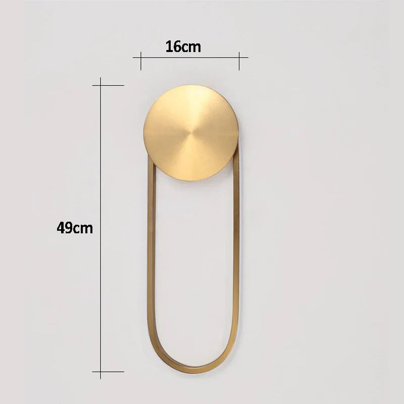 DecorBites™ LED Acrylic Metal Wall Lamp: Minimalist Nordic Sconce Light for Bedroom, Living Room
