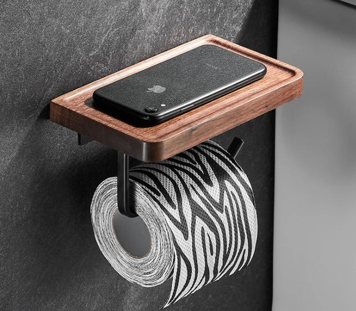 DecorBites™ Bathroom Hardware Set: Pendant Towel Bar, Towel Ring, Paper Holder, Shelf