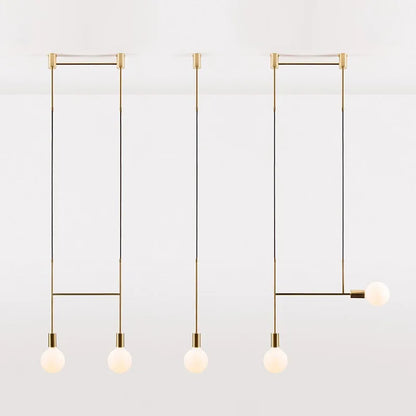 DecorBites™ Black Rose Gold Long Tube Chandelier | Nordic Design for Cafe, Bar & Restaurant