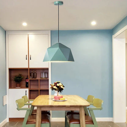 DecorBites™ Iron Diamond Pendant Lights Modern Geometry Pendent Lighting for Living Room & Cafe