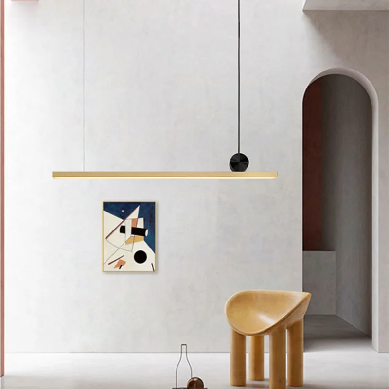 Gold Nordic Pendant Light Bar Island Style