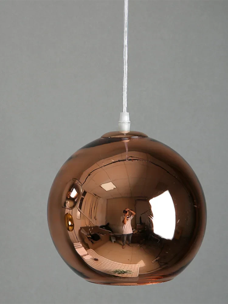 DecorBites™ Glass Bubble Ball LED Pendant Lights for Living Room, Kitchen, and Dining Room