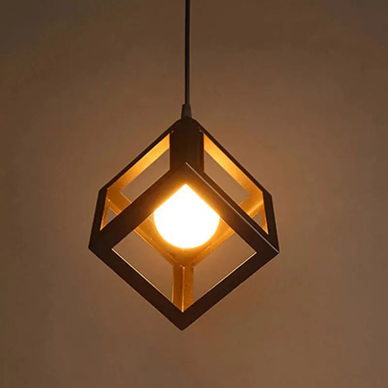 Black Minimalist Pendant Light Nordic Round Design