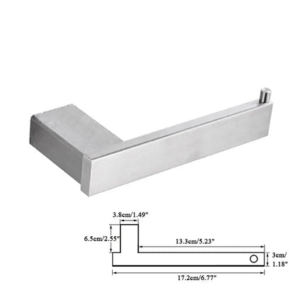 مجموعة إكسسوارات الحمام DecorBites™ المكونة من 6 قطع من النيكل المصقول