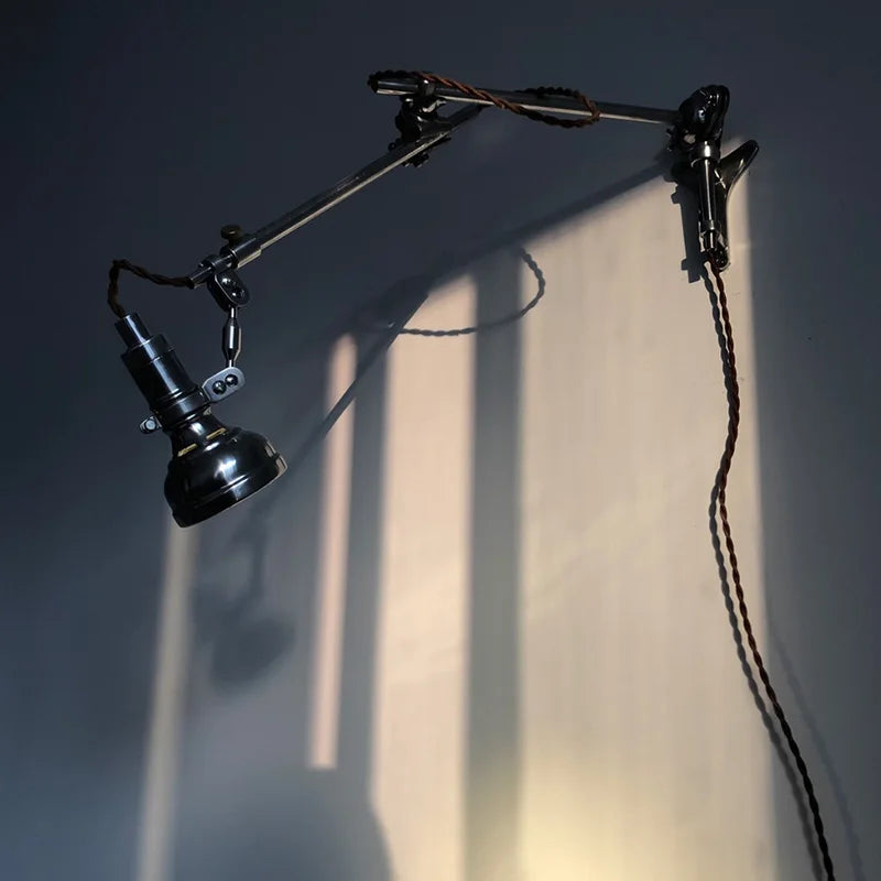 Aplique de pared industrial retro DecorBites™ de aluminio fundido, estilo medieval, para hogar, oficina o cafetería.