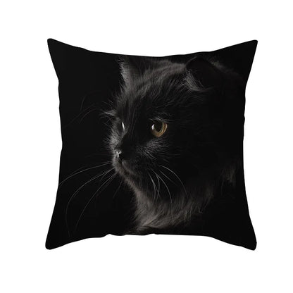 DecorBites™ Black Cat Pillowcases - Cute Kitty Animal Lover Cushion Cover