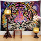 Colorful Lion Tapestry Wall Hanging Bohemian Style Hippie Decobites Home Decor