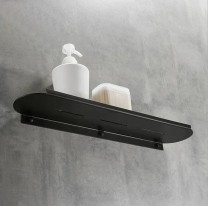 DecorBites™ Brushed Gold Bathroom Storage Rack - Mirror Front Toiletries Organizer