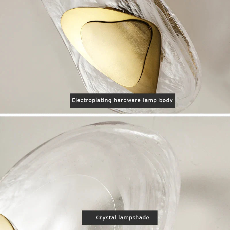 Lámpara de pared DecorBites™ Golden LED Cloud para decoración de dormitorio y sala de estar